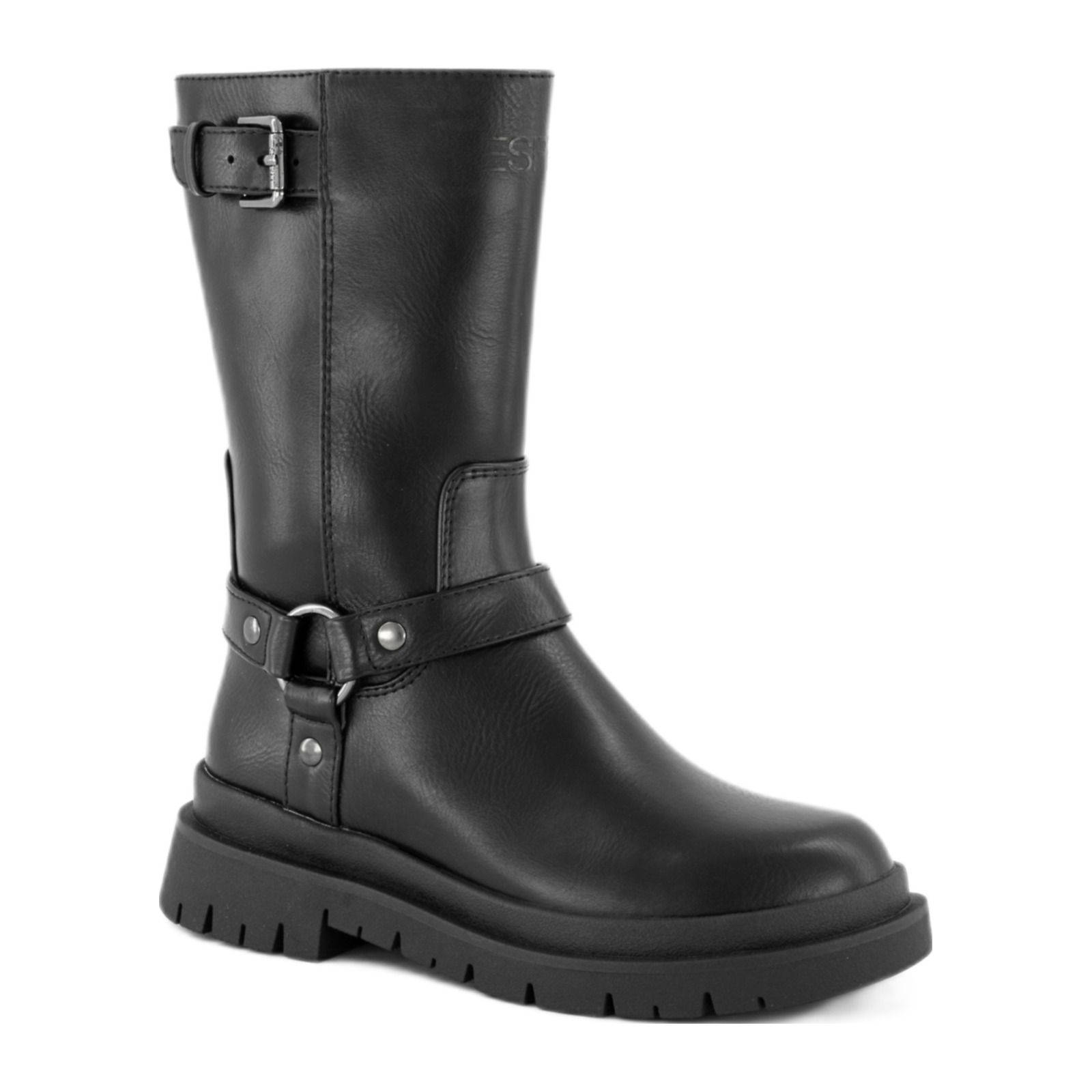 ESPRIT gevoerde bikerboots zwart