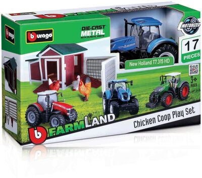 Bburago Farmland 1:43 Lekesett Hønsehus
