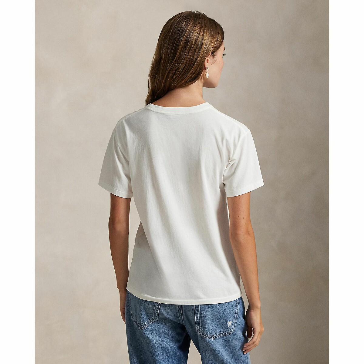 POLO RALPH LAUREN<br>Camiseta com ronde hals en korte mouwen, Cerveja