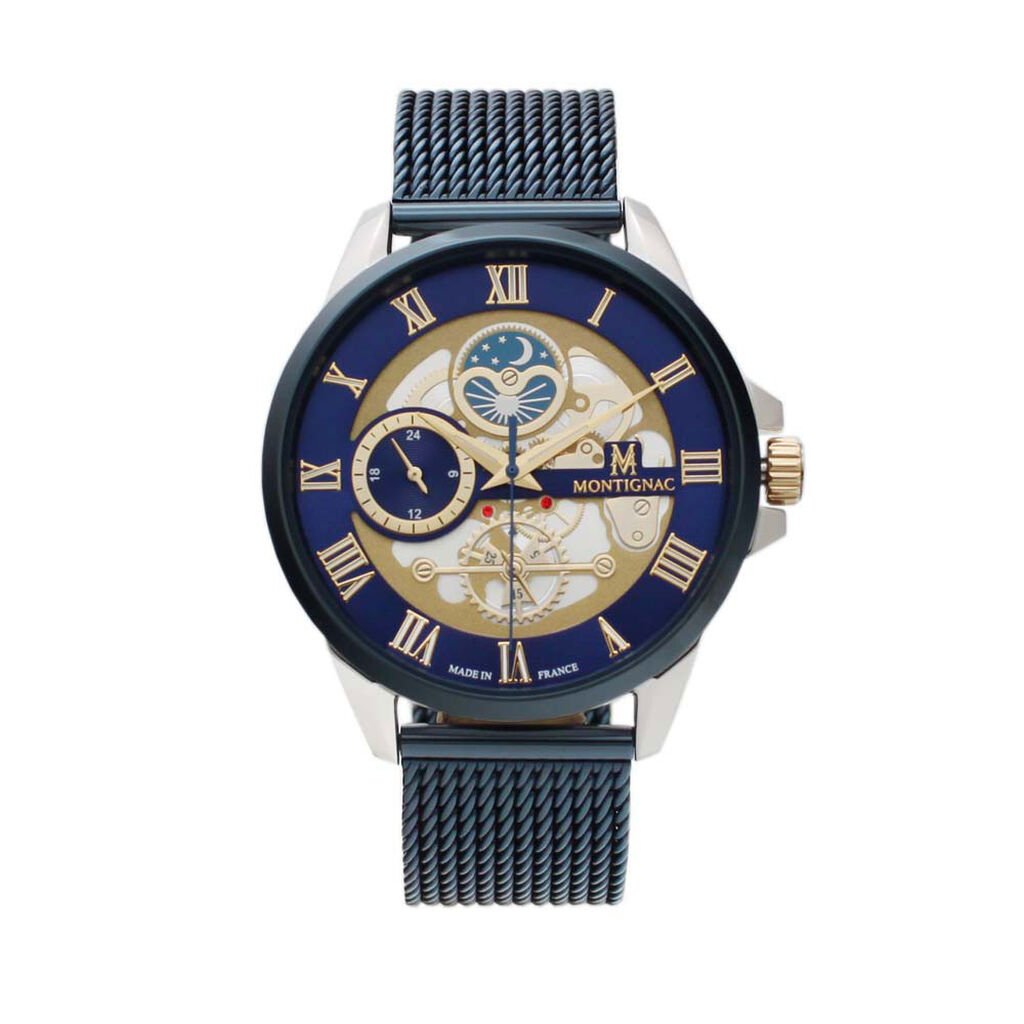 Montre Montignac  Bleu