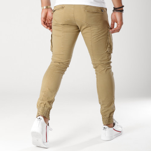 Pantalon Cargo Slim Jerry Beige
