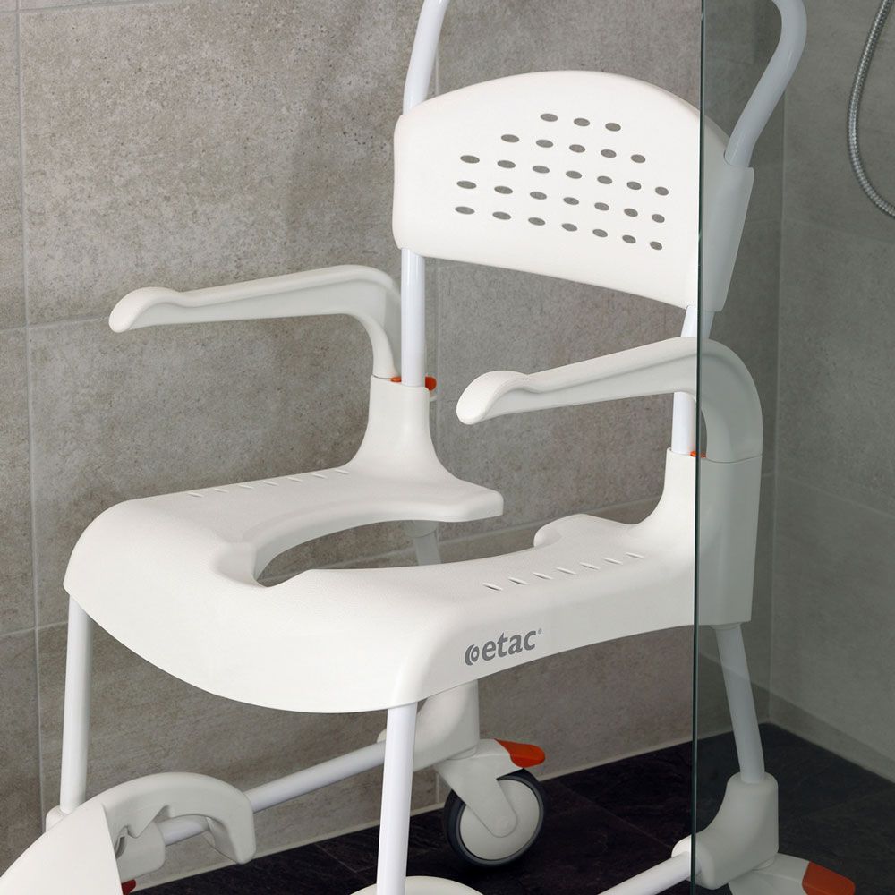 Etac Clean Dusch- und Toilettenrollstuhl Standard