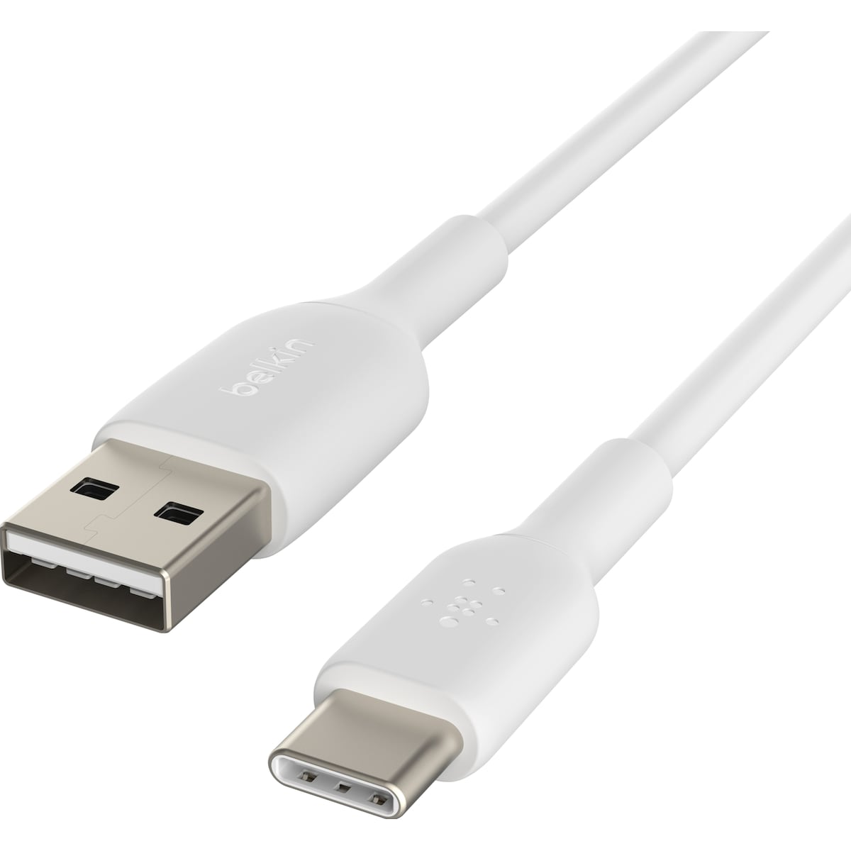 BOOST CHARGE USB-A til USB-C-kabel, 0,15 M, hvit
