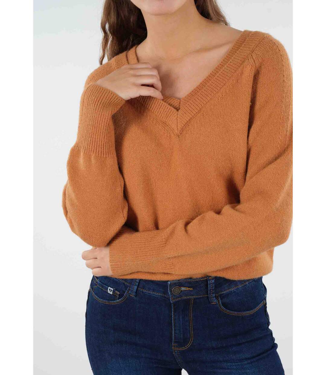 Pull col v coupe oversize BERILDE