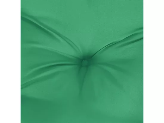 Coussin de palette vert 120x40x12 cm tissu