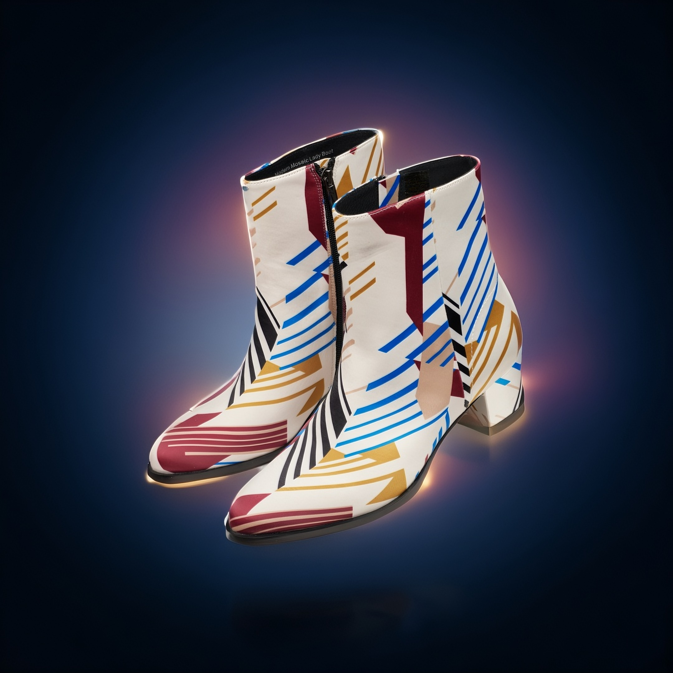 Modern Mosaic Lady Boot