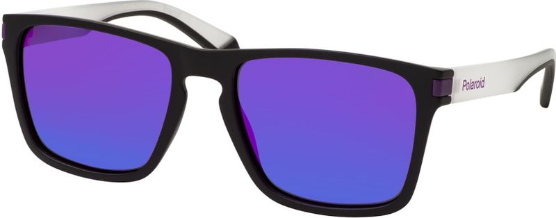 Polaroid - PLD 2139/S - Sportbril - Zwart en Mat Paars - Gepolariseerd - Maat 56
