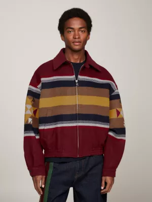 Jaqueta listrada Tommy x Pendleton Valley