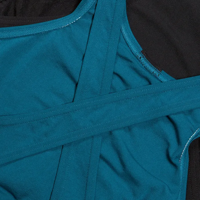 Speedo ECO+ Colourblock Highneck Crossback Badpak Dames