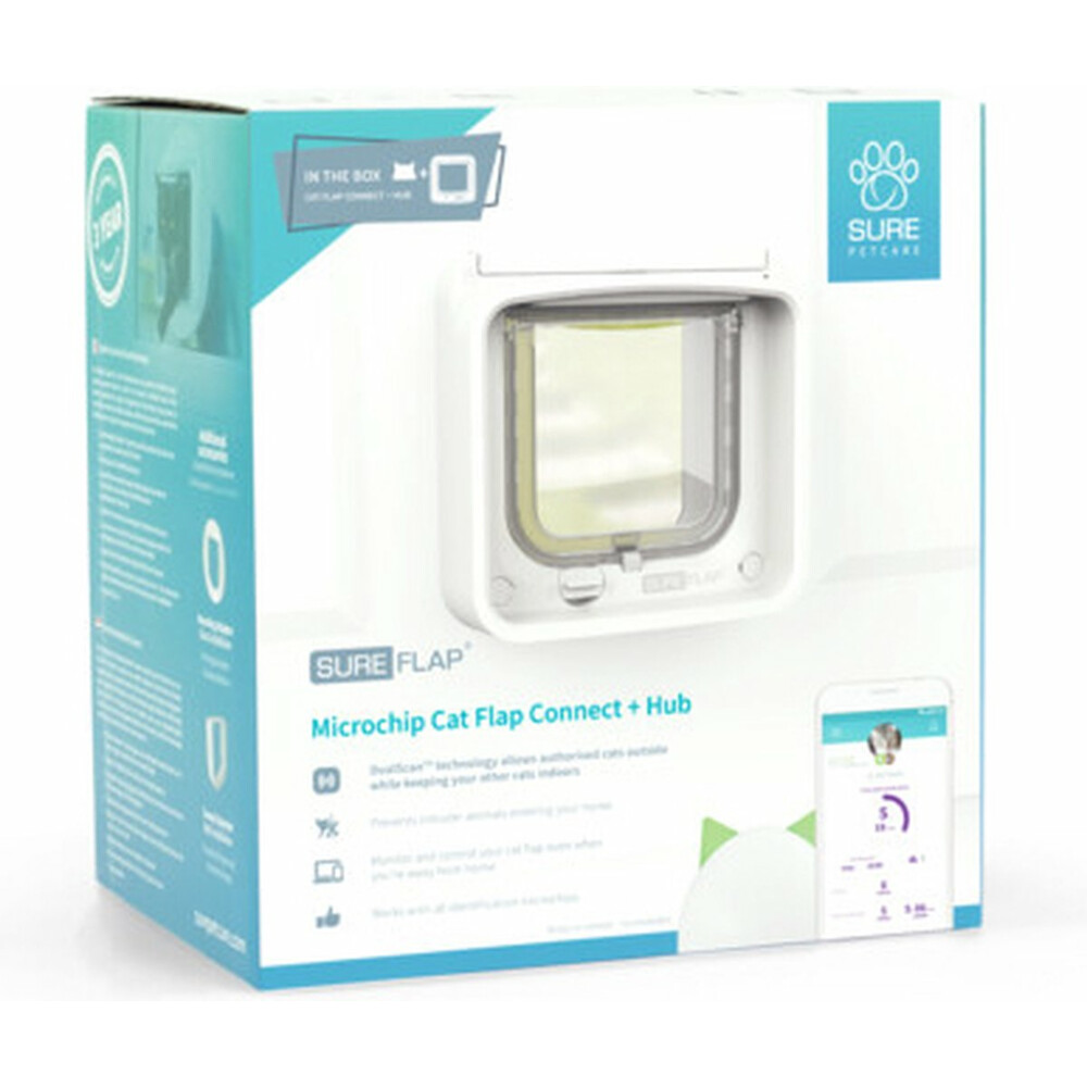 Sure Flap Microchip Kattenluik Connect Bundel Inclusief Hub