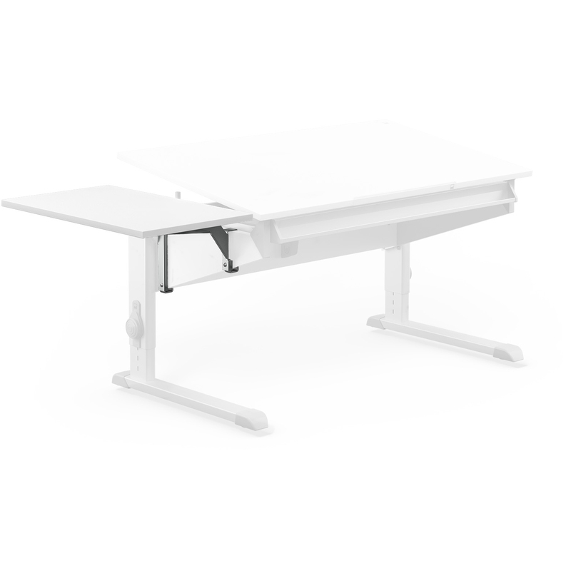 Moll Erweiterungsplatte Side Top für den Kindertisch Sprinter, 40 x 67.5 cm, weiss