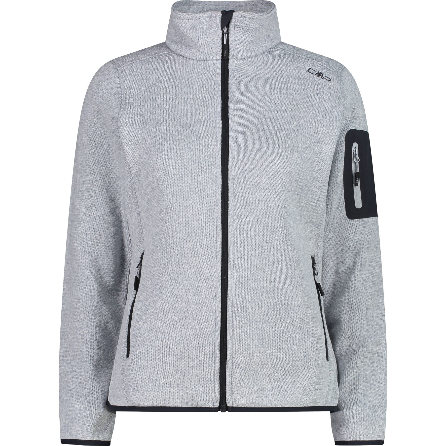 CMP Knit-Tech Fleecejacke Damen alluminio