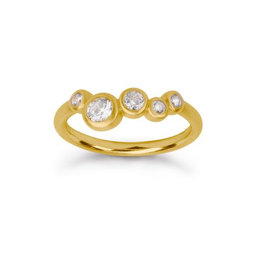 byBiehl Stardust Ring, Gold, 56