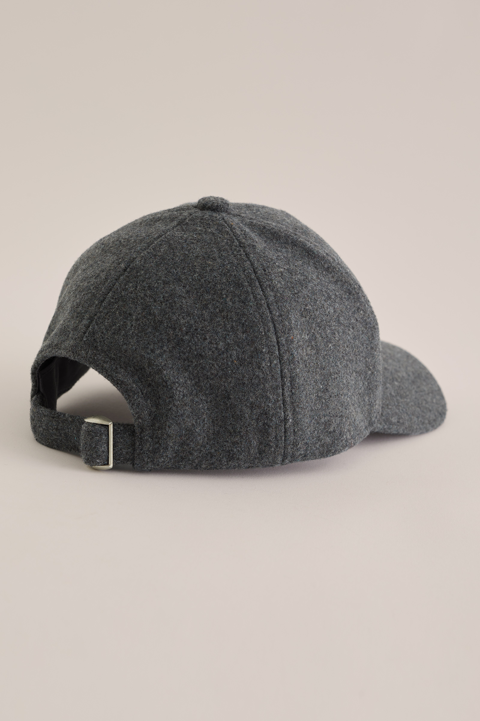 Unisex pet met wollenlook Blue Ridge Donkergrijs