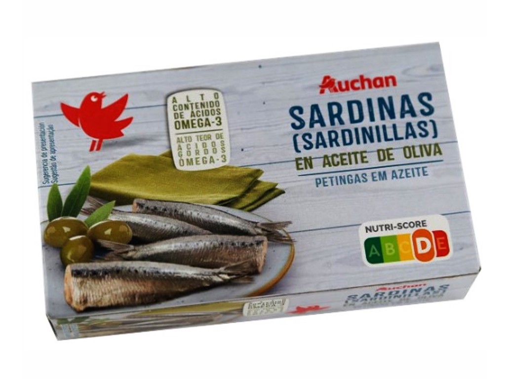 PETINGA AUCHAN EM AZEITE 88G