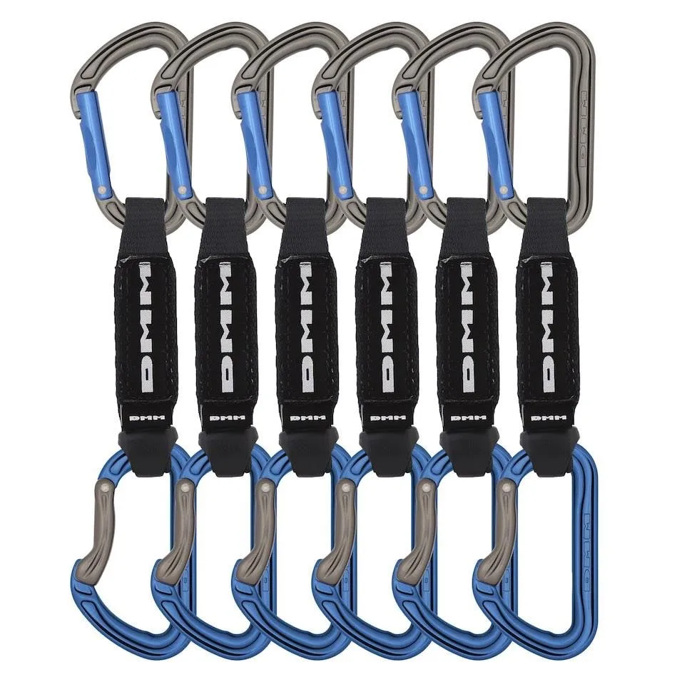 DMM Shadow Qd 6 Pack Titanium/Blue
