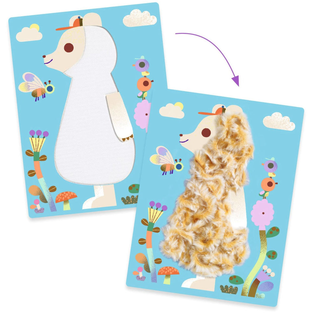 Køb Djeco Kreativ Garn Fluffy Venner!