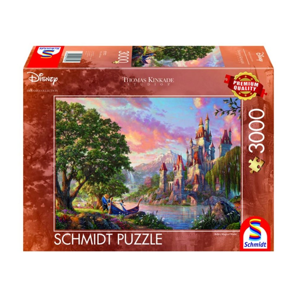 Schmidt - Thomas Kinkade: Disney Belle's Magiske Verden (3000 brikker)