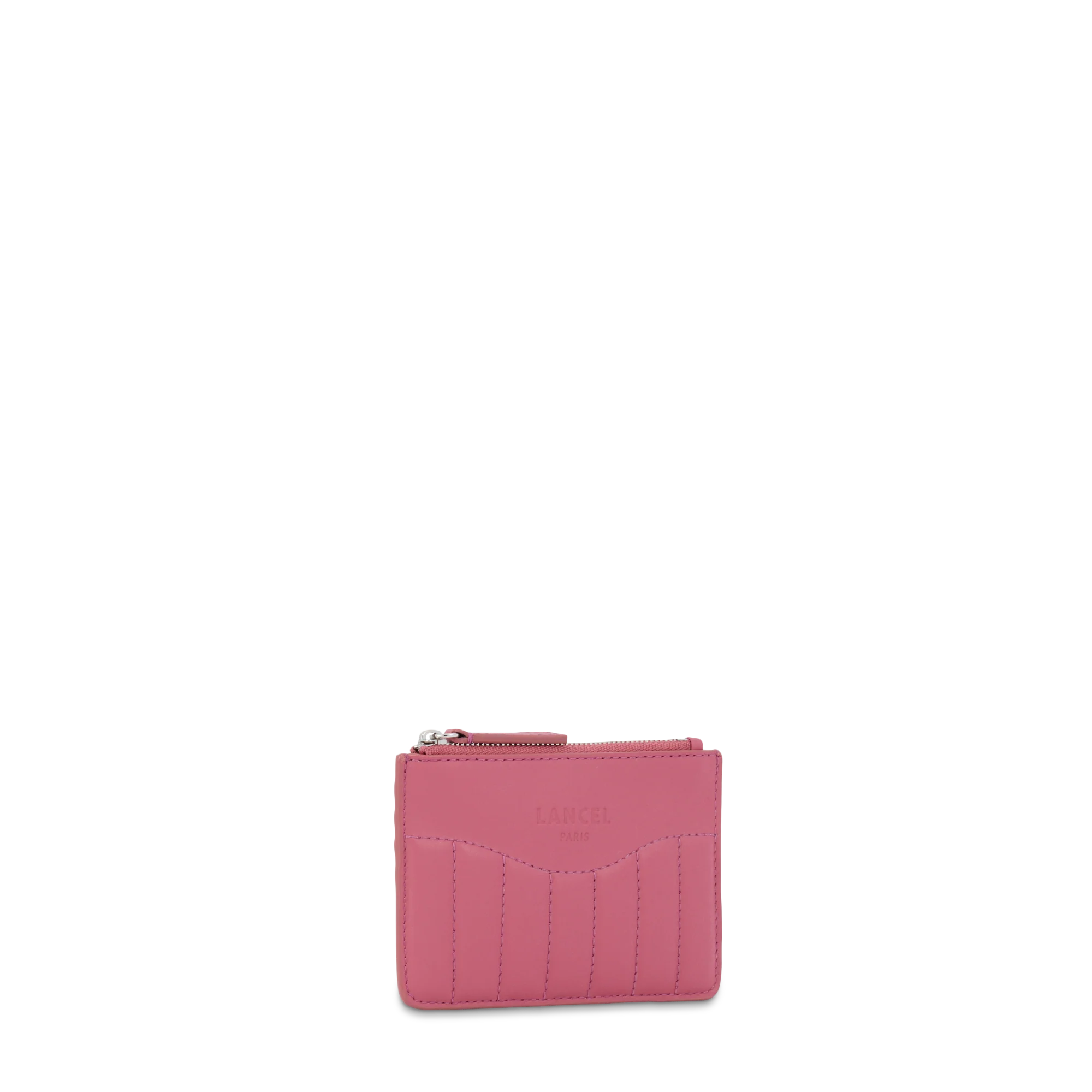 Porte-cartes zippé L Rodeo de Lancel-Cerise