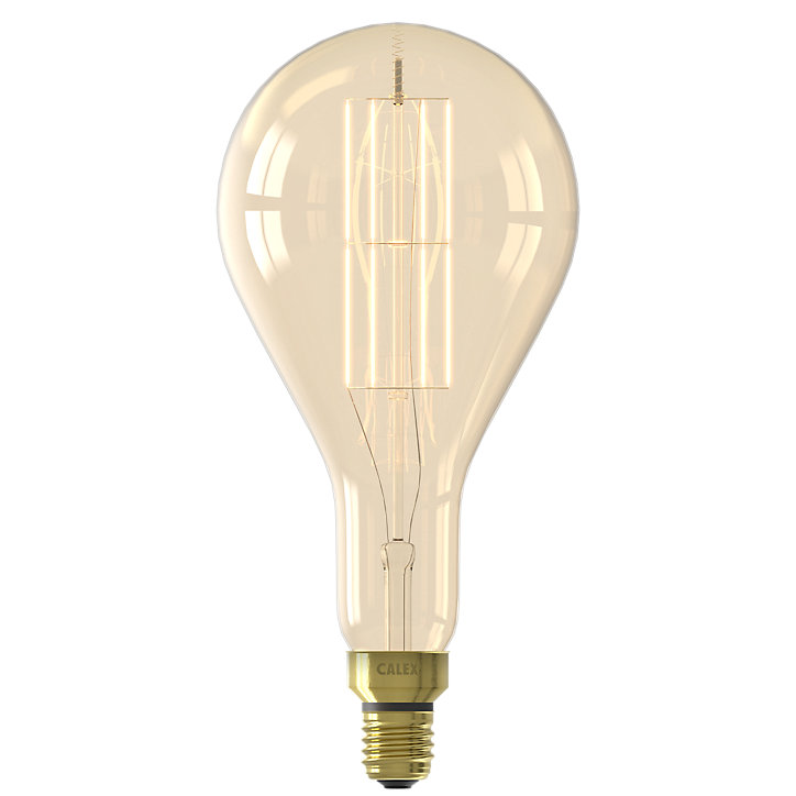 Ampoule LED à filament linéaire Calex E27 1100lm blanc chaud verre ambré