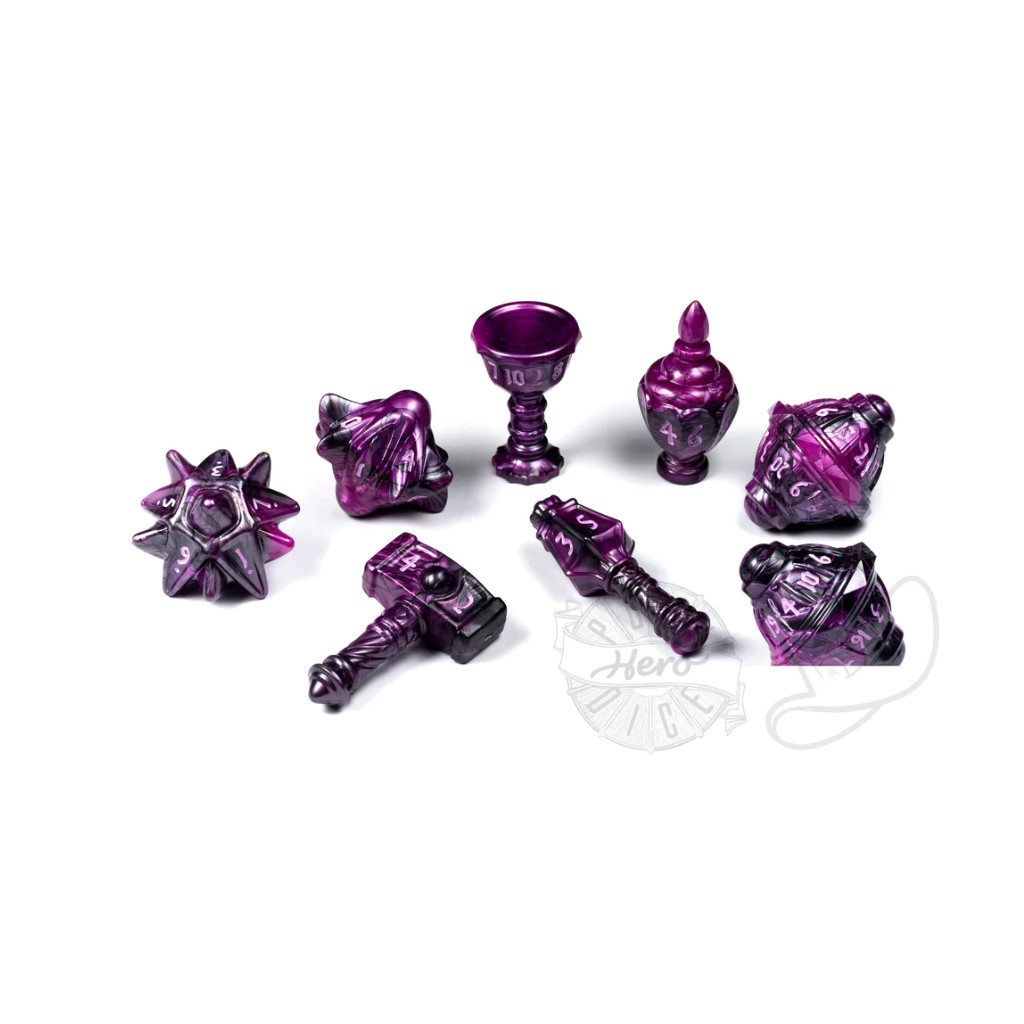 Set de 8 Dés JDR Polyhero Dice : Cleric