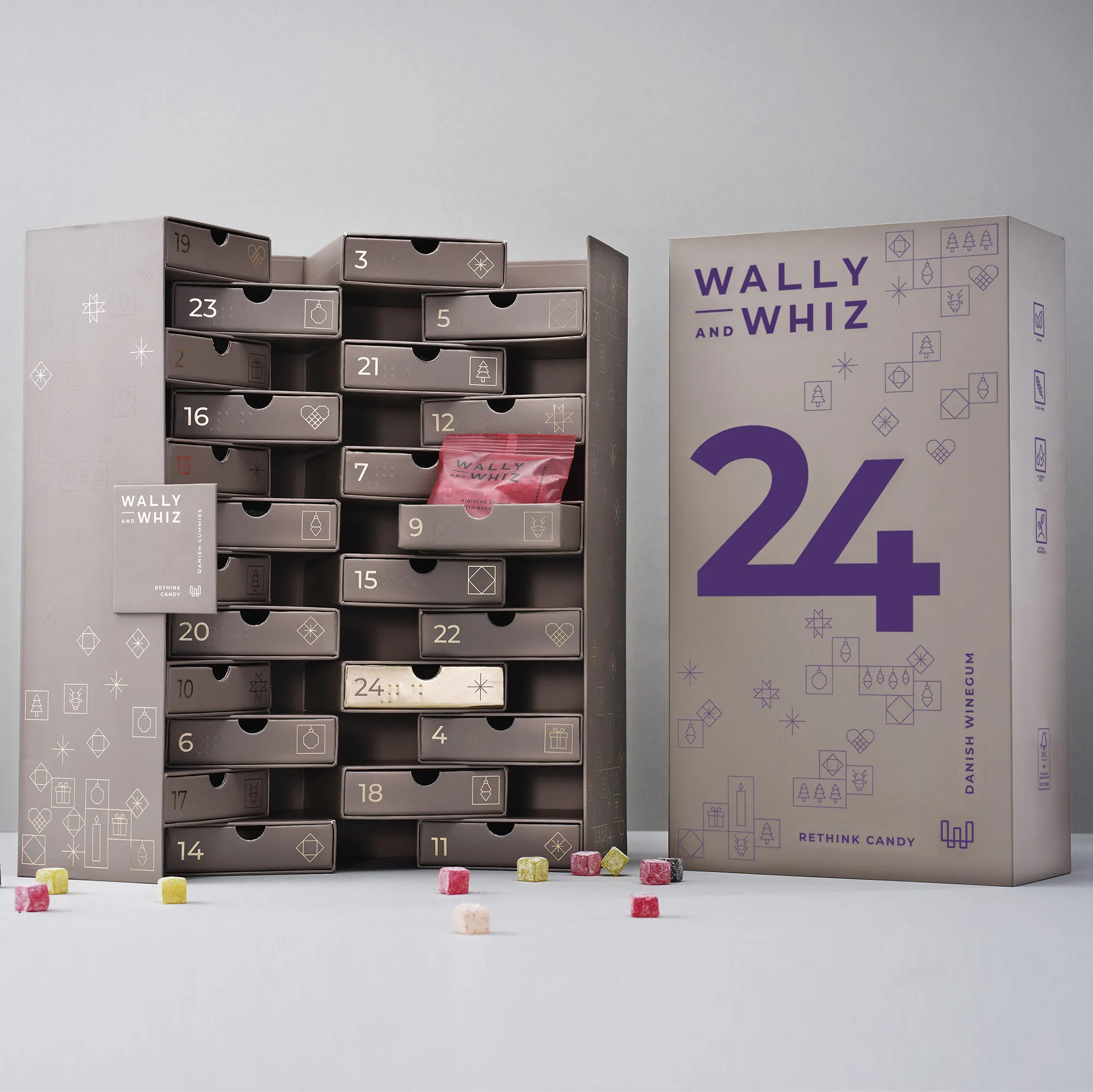 Wally and Whiz Vingummi - Julekalender