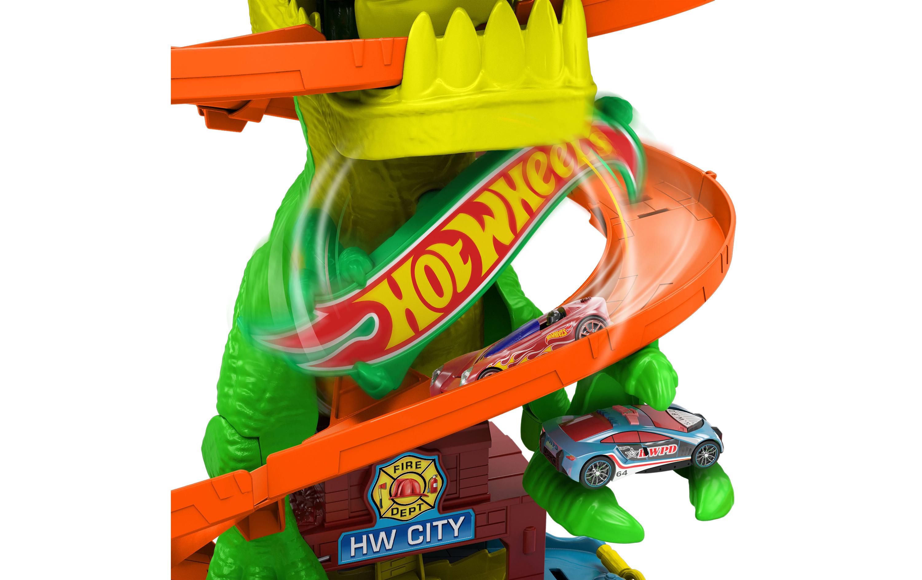 Hot Wheels City T-Rex-SchlachtSpielzeugfahrzeug