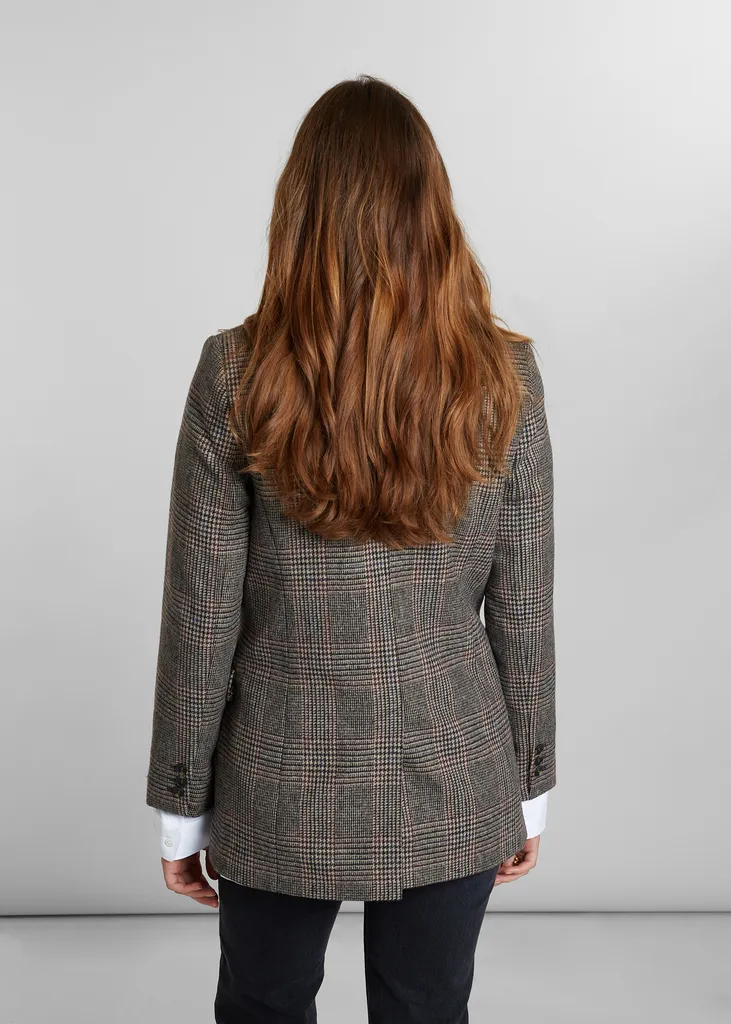 Veste blazer à carreaux fabriqué en France L'Exception Paris