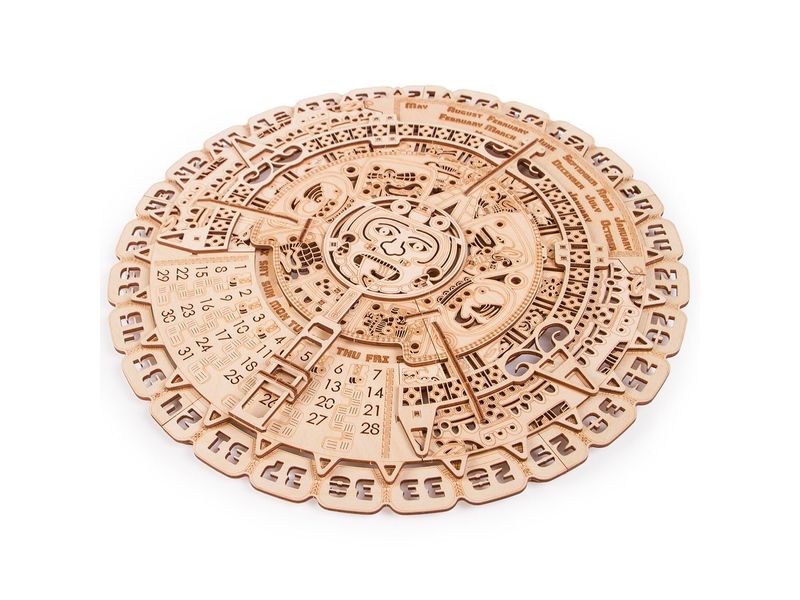 WoodTrick Bausatz Maya-Kalender Kalender 3D Bausatz aus Holz