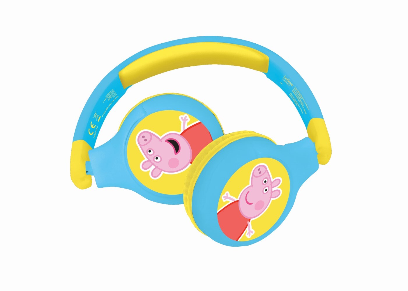 Faltbare Kopfhörer Peppa Wutz 2in1 Bluetooth® und Kabelanschluss