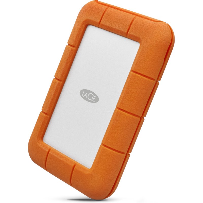 LaCie Rugged USB-C disque dur externe 5 To USB Type-C 3.2 Gen 1 (3.1 Gen 1) Gris, Jaune