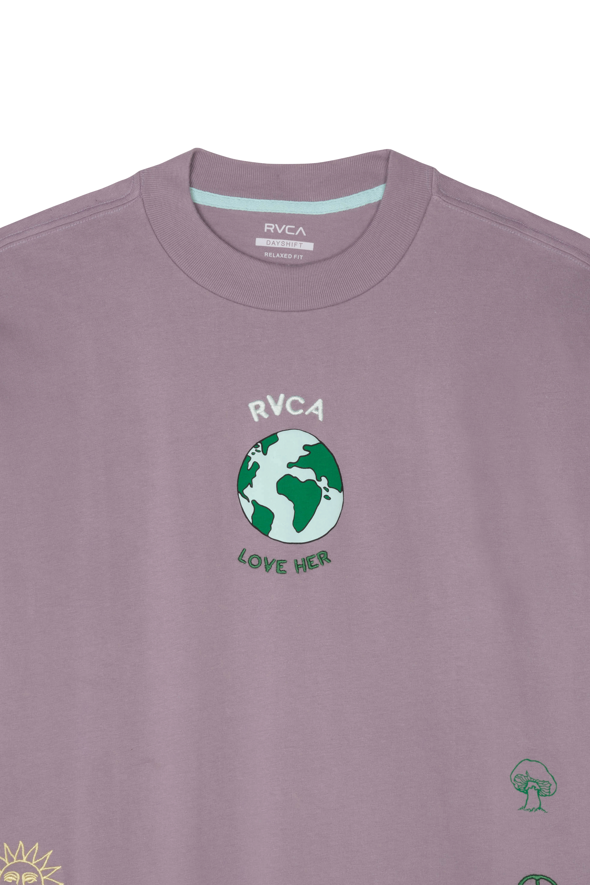 RVCA T-shirt LOVE HER SS Violet