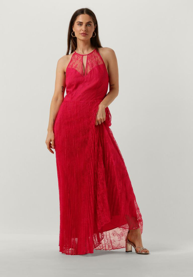 TWINSET MILANO roze twinset milano maxi jurk 241tp2351