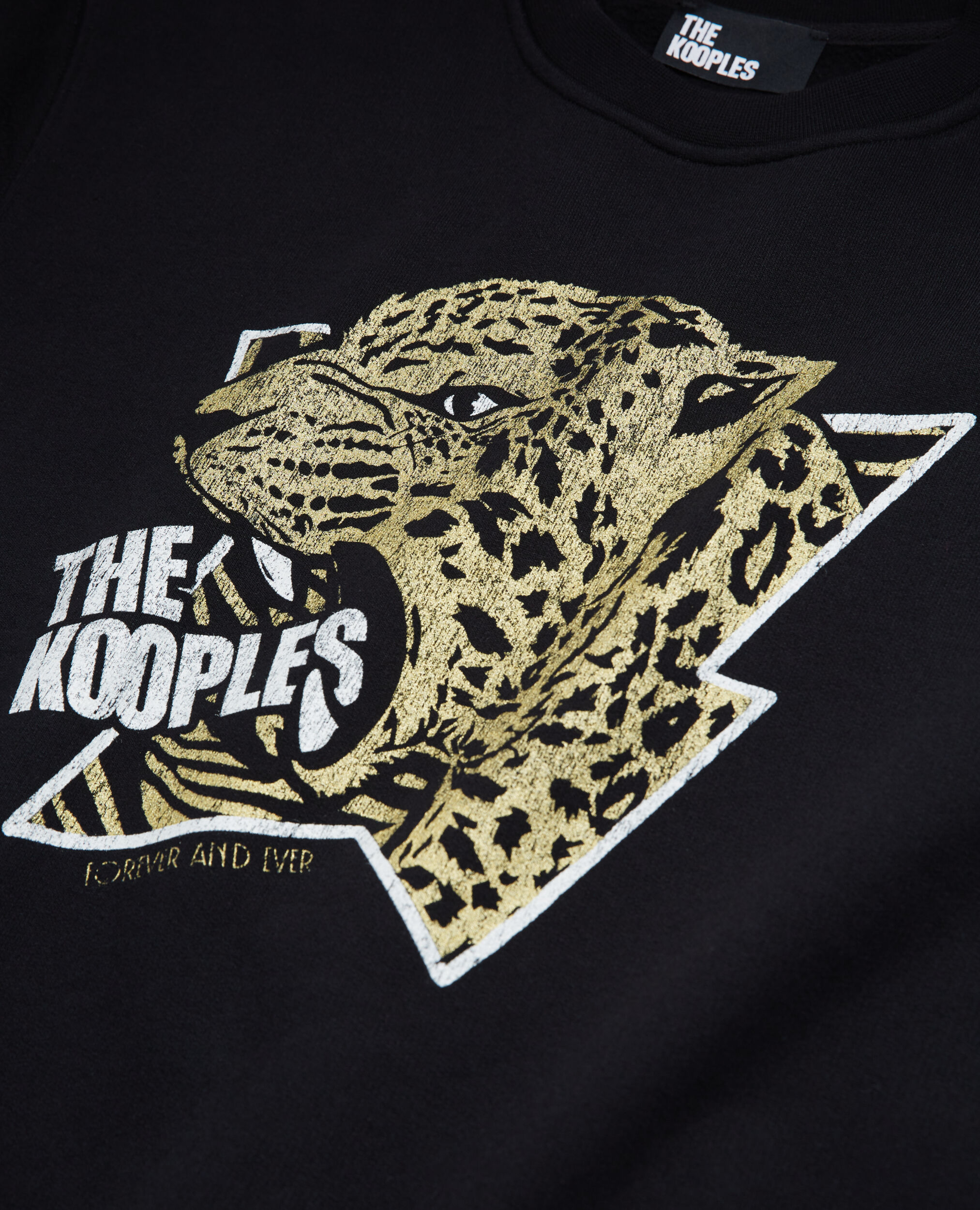 Sweatshirt sérigraphié noir
