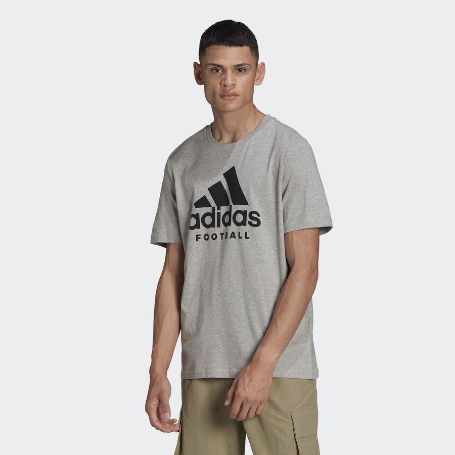adidas T-Shirt Ballon Logo - Gris/Noir