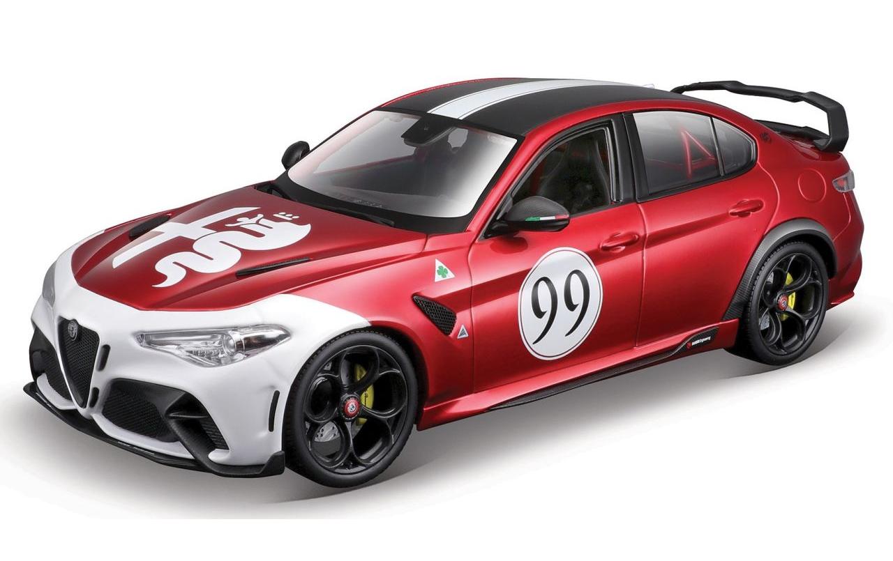 Alfa Romeo GTAm Racing Rot & Weiss 1:18Sammlermodell im Massstab 1:18