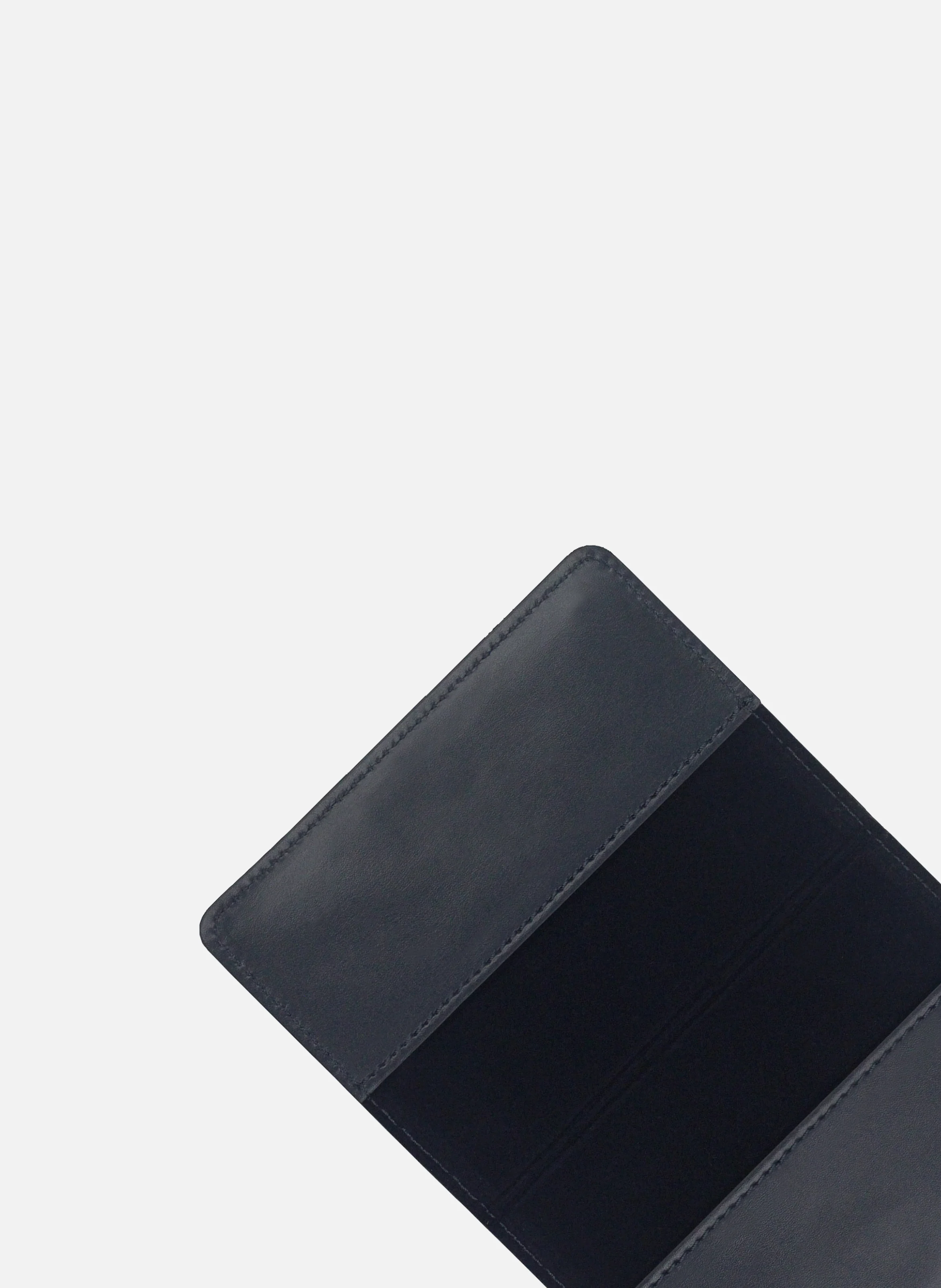 Protège passeport cuir lisse | Bleu