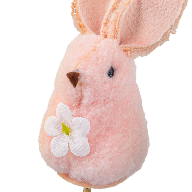 Pique lapinou avec fleur à planter