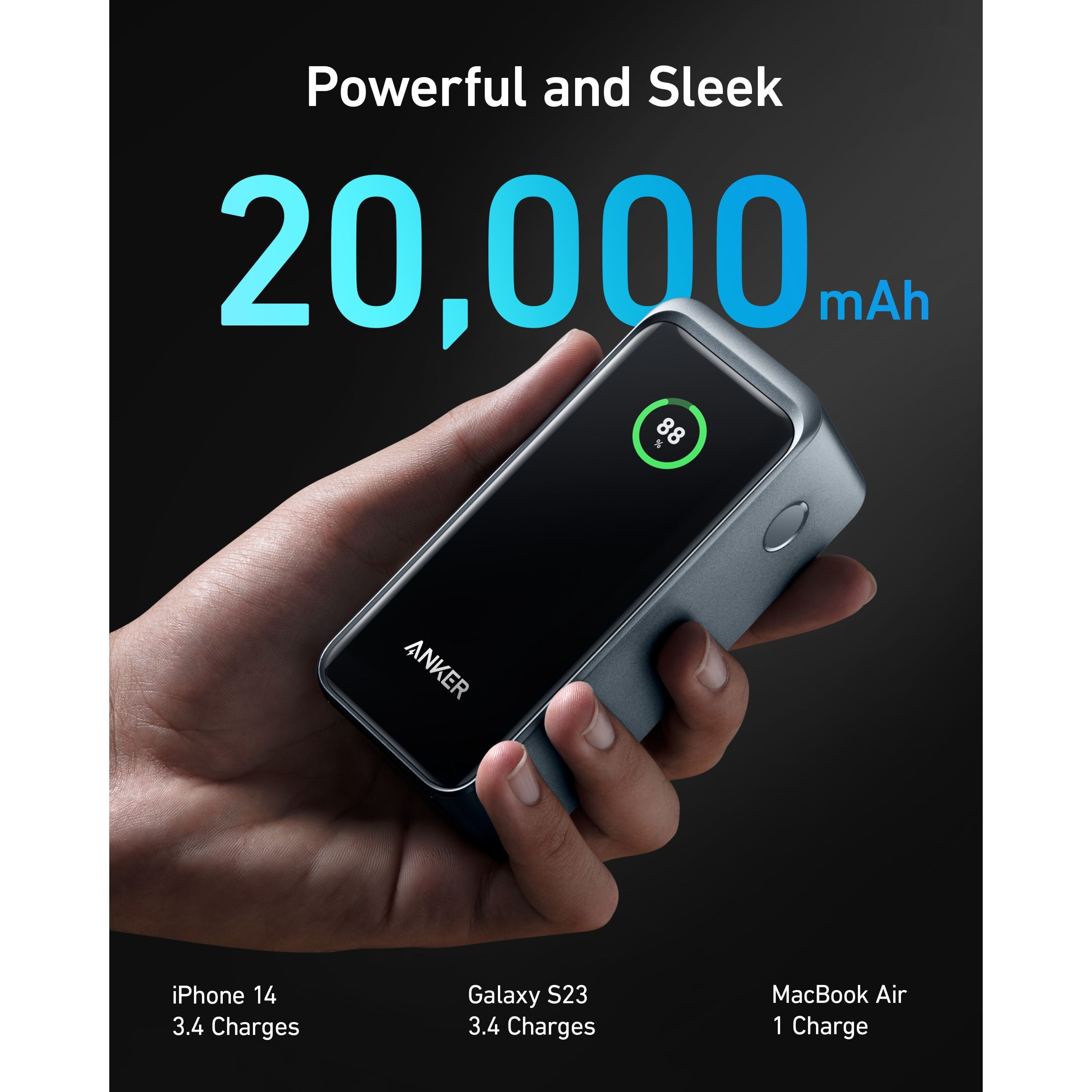 Anker Prime Powerbank 200 W PD 20 000 mAh