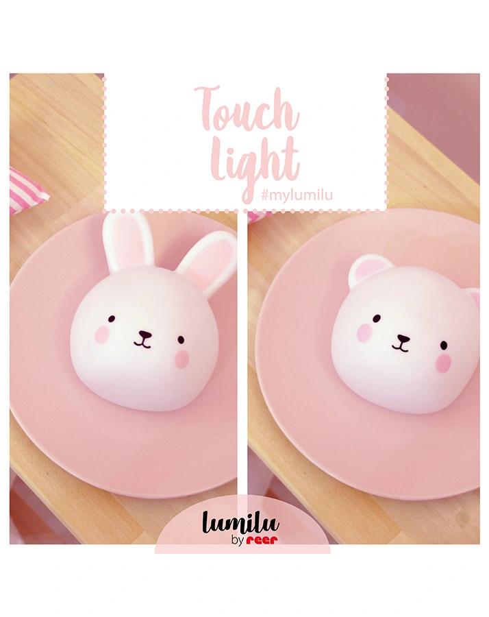 Nachtlicht LUMILU - BUNNY (9,1x6,8x12,3) in weiß