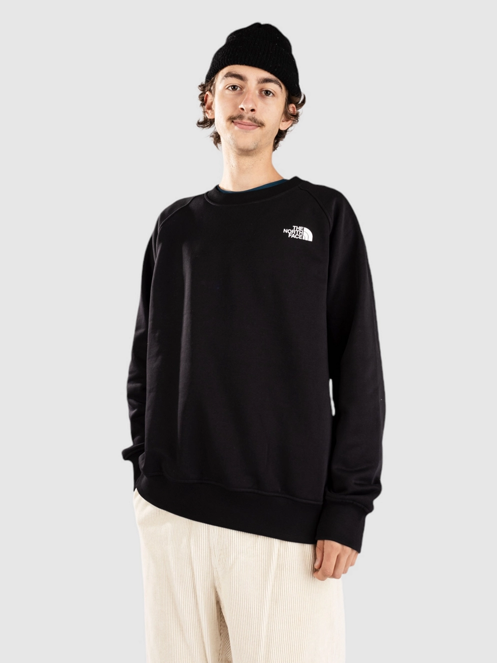 THE NORTH FACE Raglan Redbox Crew Sweater tnf black