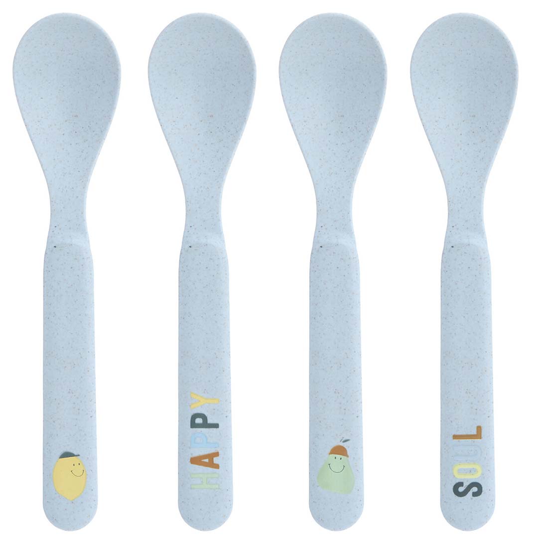 lässig kinderlepels happy fruits - lemon - 4st