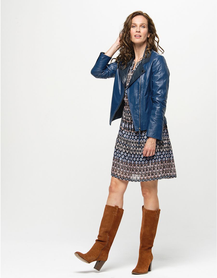 Robe droite imprimée