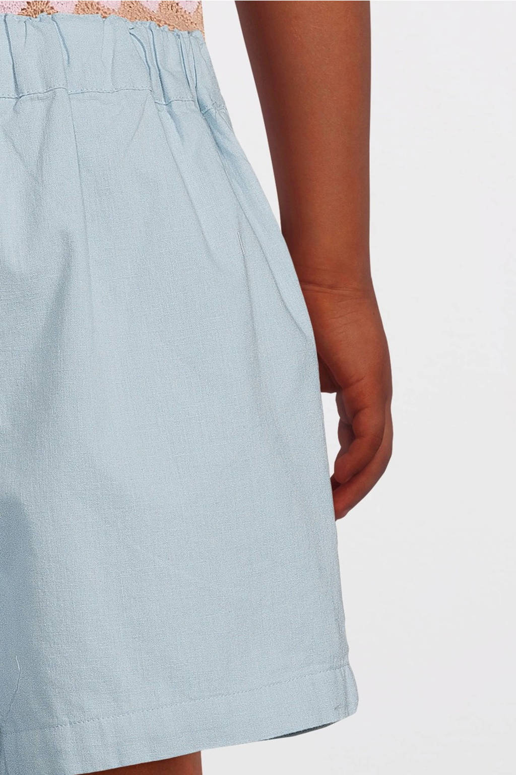 NAME IT casual short NKFFALINNEN lichtblauw