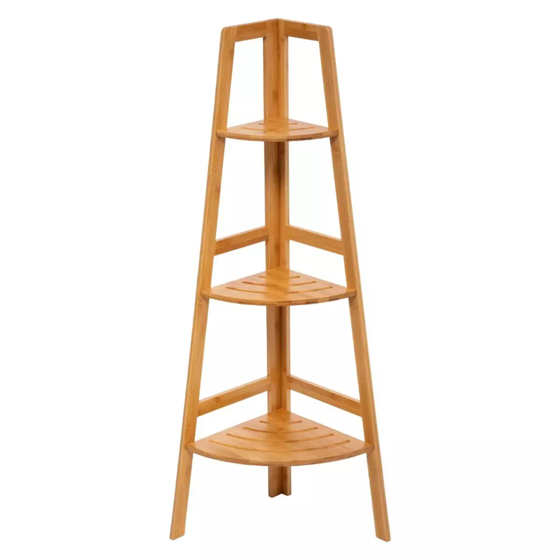 Etagère d'angle bambou (H103 cm) Siao Naturel
