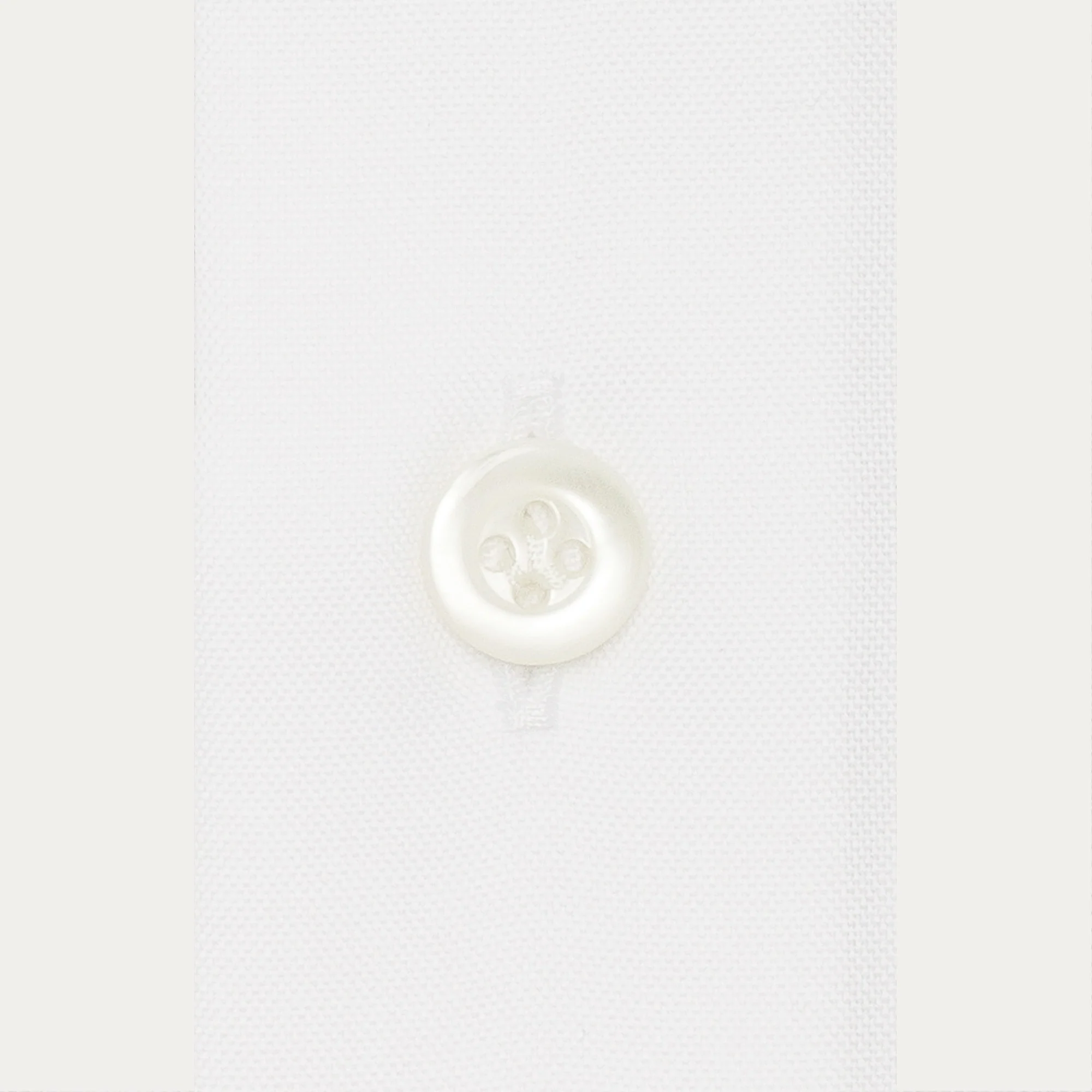 Premium fitted shirt in white double twisted pinpoint