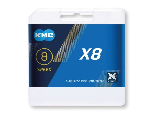 KMC X8 8-Speed Kæde, 114 Link