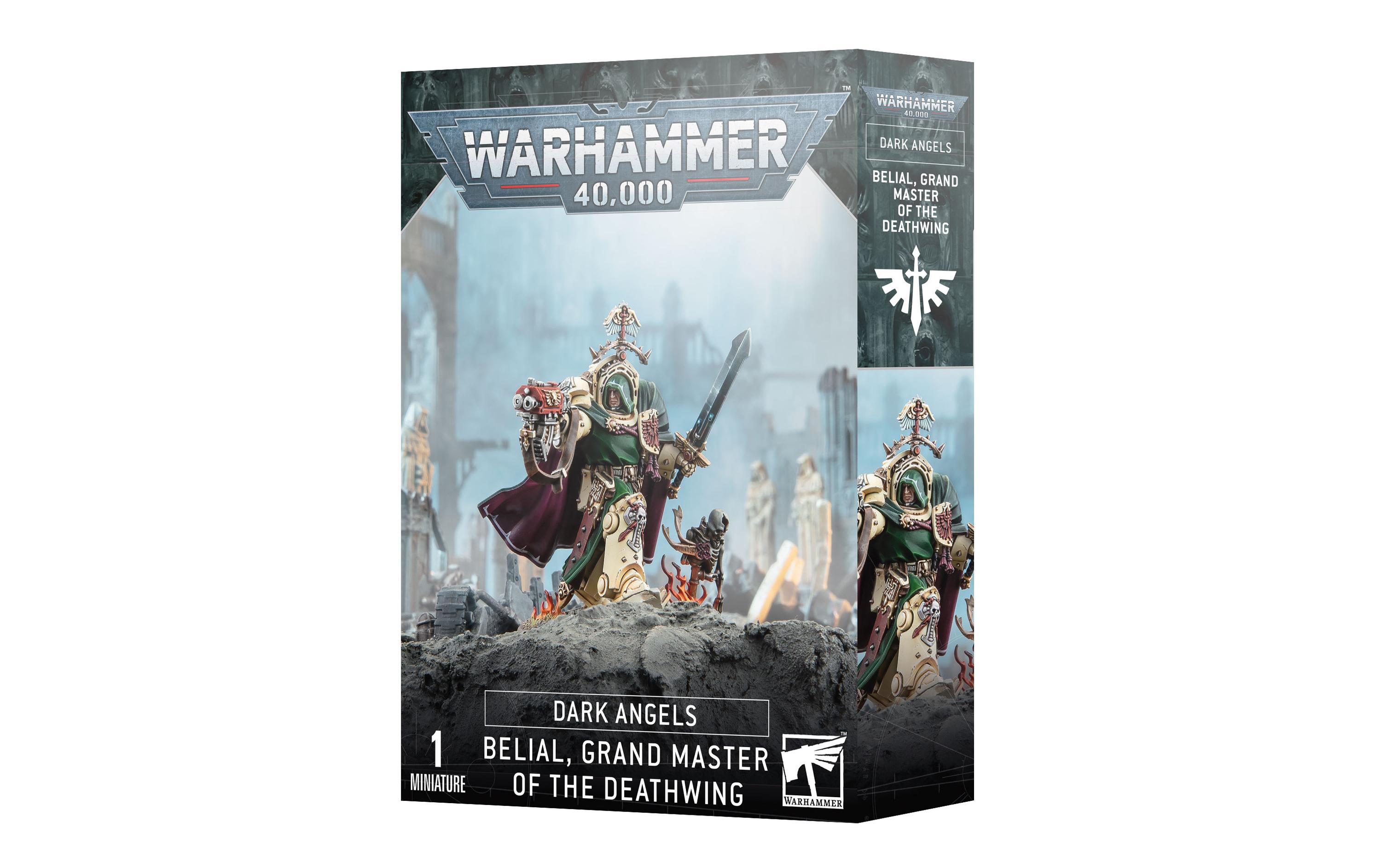 Figur Warhammer 40.000 Belial Grandmaster of the DeathwingWarhammer 40K Dark Angels Miniatur: Belial, Grossmeister des Deathwing