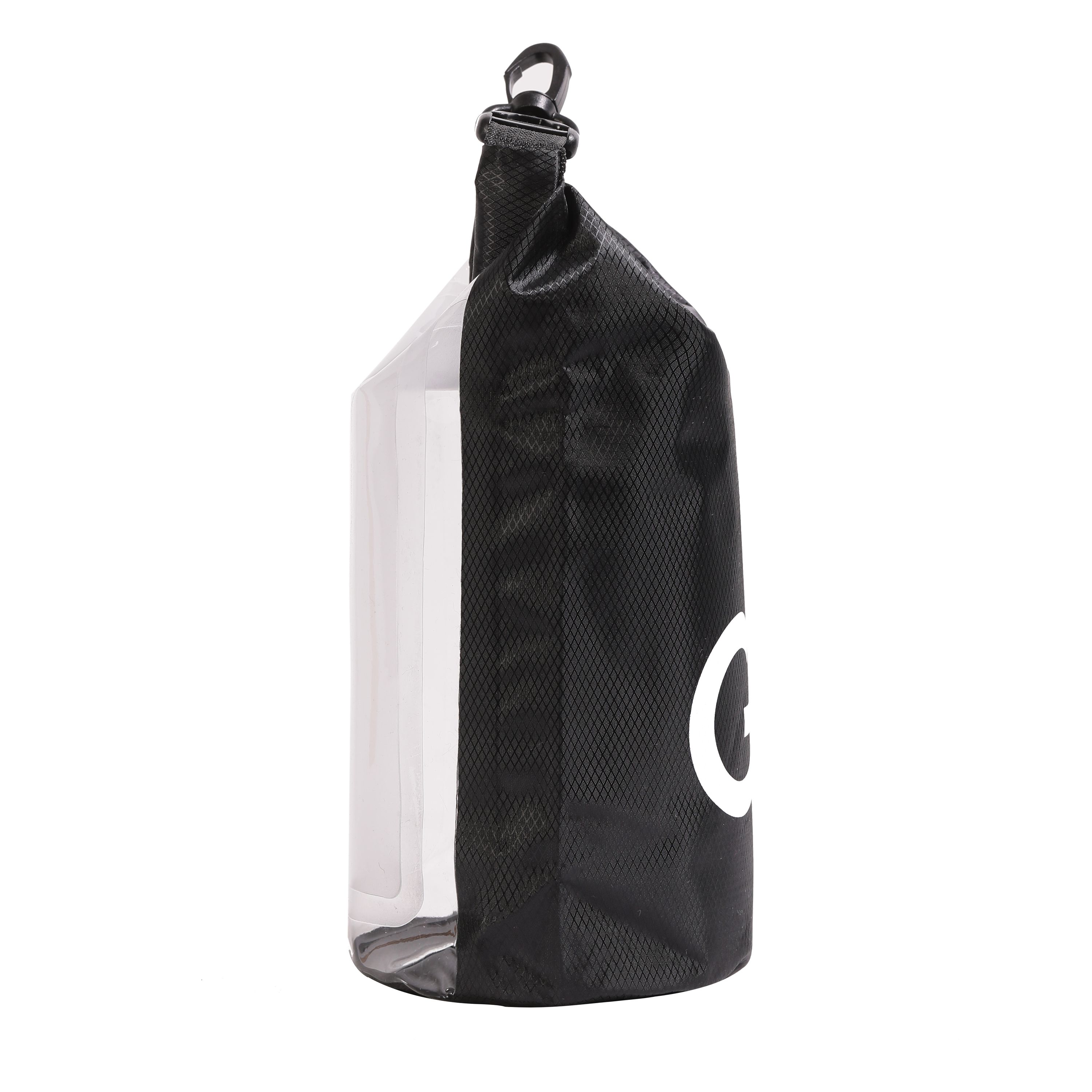 Dry Bag Tasche mit Handyfach schwarz 2L