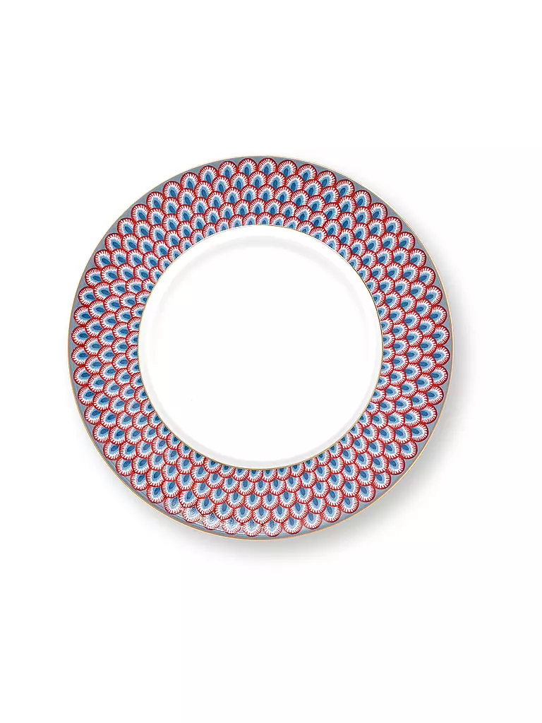 PIP STUDIO Butterdose rund 17x8cm FLOWER FESTIVAL Light Blue hellblau